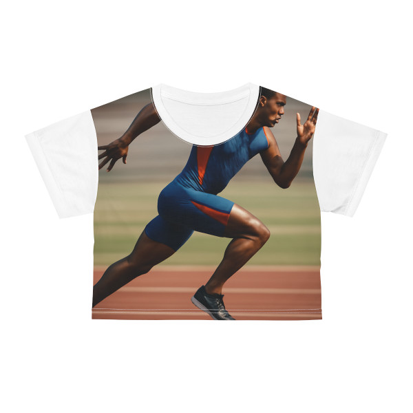 Pinnacle Athlete Rush - Crop Tee (AOP)
