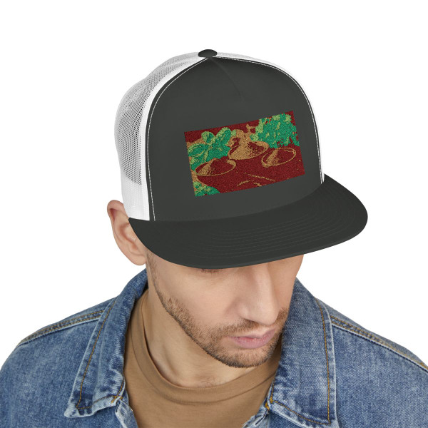 Savory Spice Symphony - 5 Panel Trucker Cap (Embroidery)