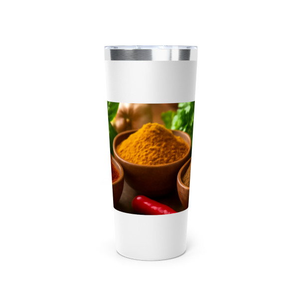 Savory Spice Symphony - Copper Vacuum Insulated Tumbler, 22oz