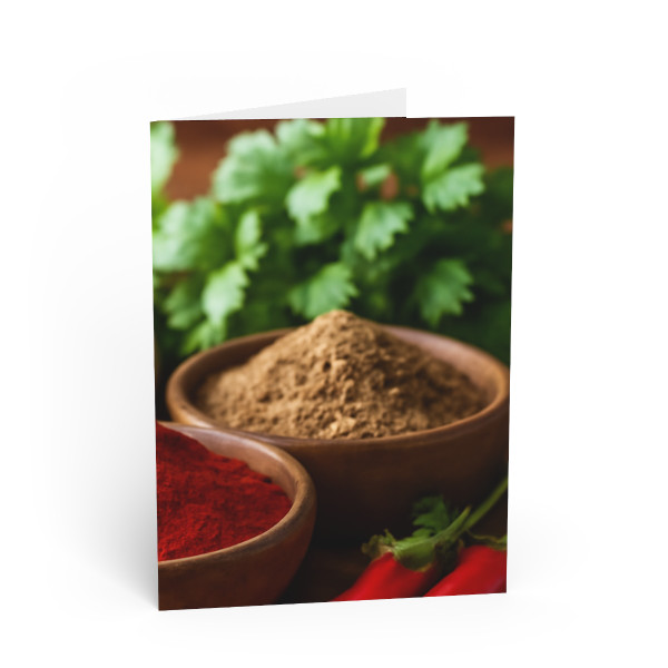Savory Spice Symphony - Greeting Cards