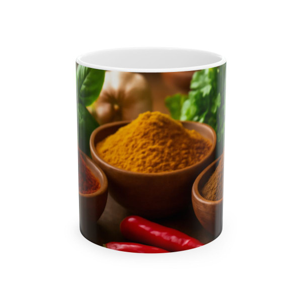 Savory Spice Symphony - Ceramic Mug, (11oz, 15oz)