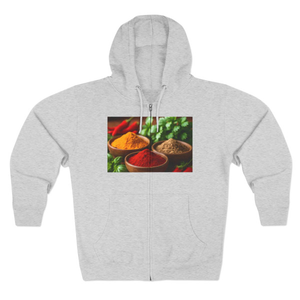 Savory Spice Symphony - Unisex Zip Hoodie