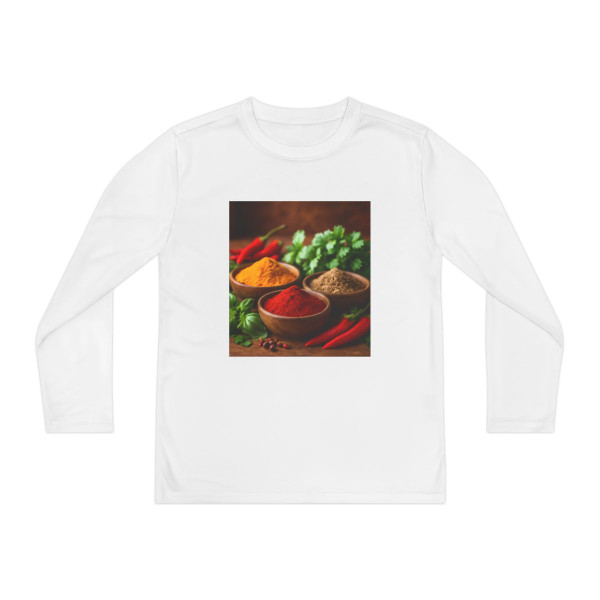 Savory Spice Symphony - Youth Long Sleeve Competitor Tee