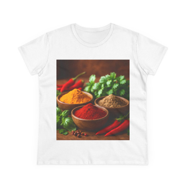 Savory Spice Symphony - Women's Midweight Cotton Tee