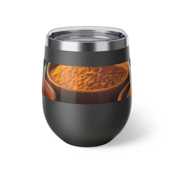 Savory Spice Symphony - Copper Vacuum Insulated Cup, 12oz