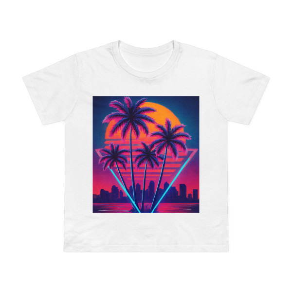 Neon Miami Nights - Women’s Maple Tee 