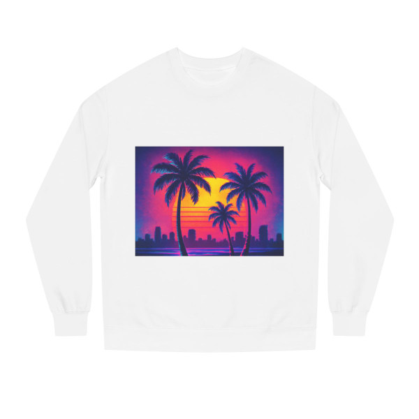 Neon Miami Nights - Unisex Crew Neck Sweatshirt
