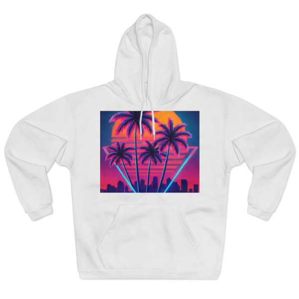 Neon Miami Nights - Unisex Pullover Hoodie