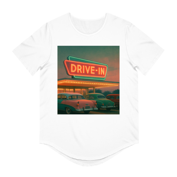 Classic Drive-In - Men's Jersey Curved Hem Tee