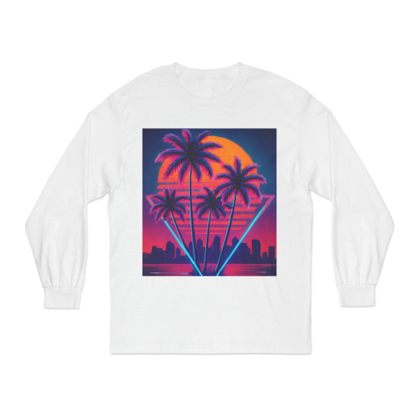 Neon Miami Nights - Unisex Classic Long Sleeve T-Shirt