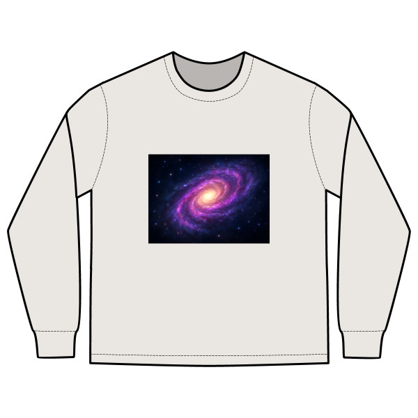 Galactic Whirlwind Dance - Men's Heavy Faded Long Sleeve Tee
