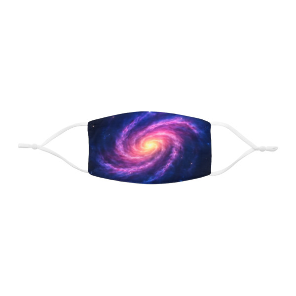 Galactic Whirlwind Dance - Snug-Fit Polyester Face Mask