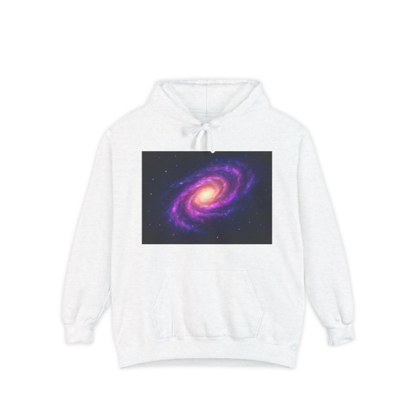Galactic Whirlwind Dance - Unisex Garment-Dyed Hoodie
