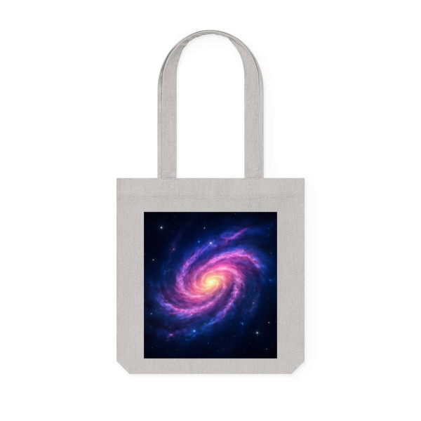 Galactic Whirlwind Dance - Woven Tote Bag