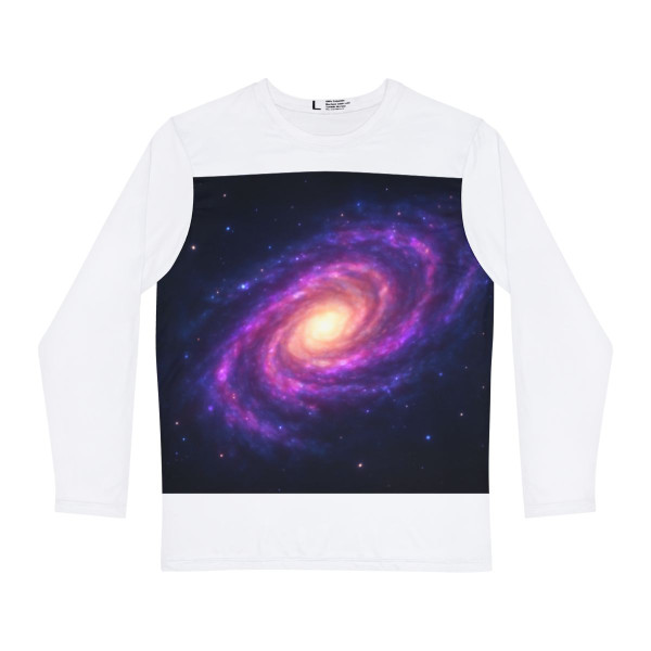 Galactic Whirlwind Dance - Men's Long Sleeve Shirt (AOP)