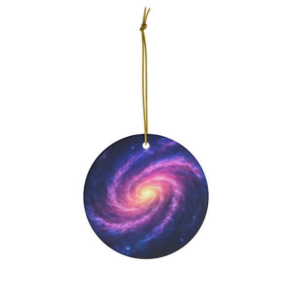 Galactic Whirlwind Dance - Ceramic Ornament, 1-Pack