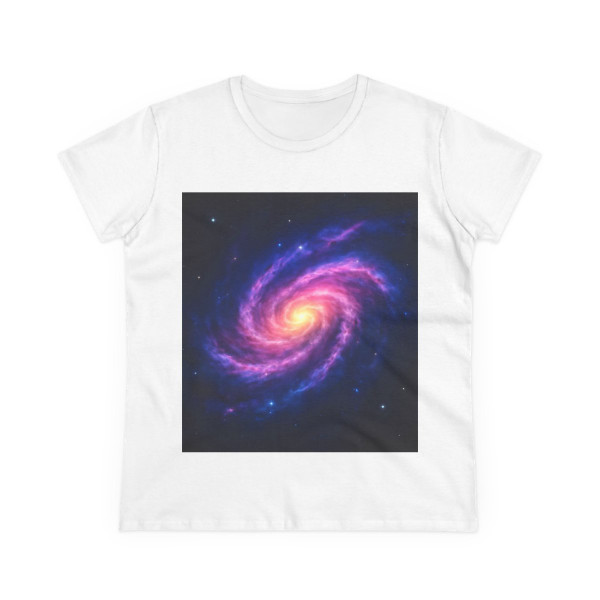 Galactic Whirlwind Dance - Women's Midweight Cotton Tee