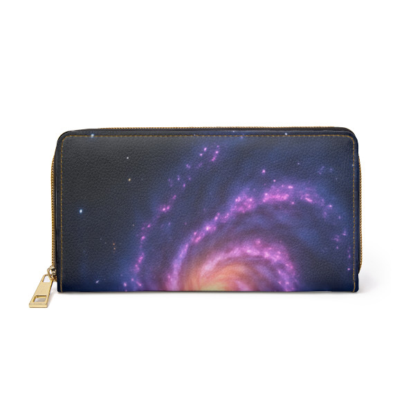 Galactic Whirlwind Dance - Zipper Wallet