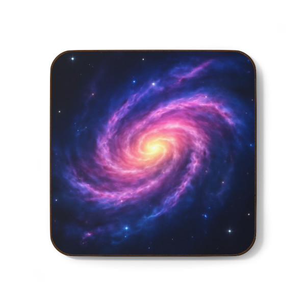 Galactic Whirlwind Dance - Hardboard Back Coaster