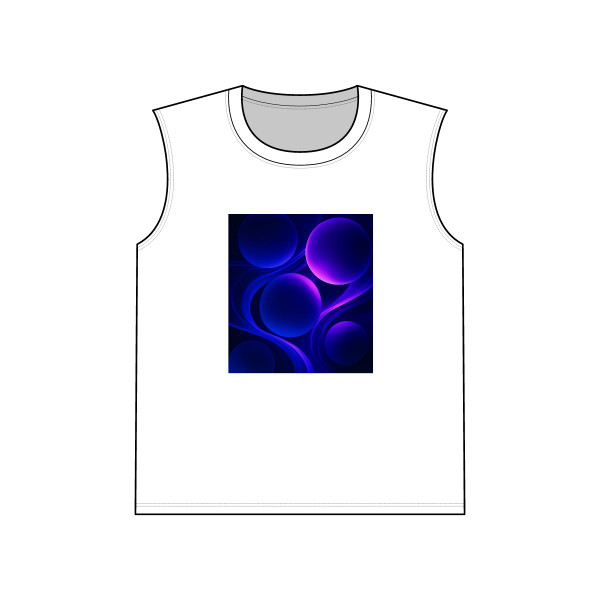 Celestial Orb Dance - Unisex Jersey Muscle Tank