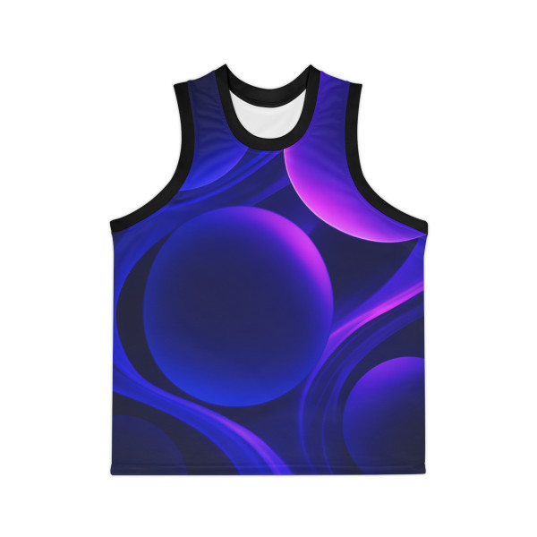 Celestial Orb Dance - Unisex Basketball Jersey (AOP)