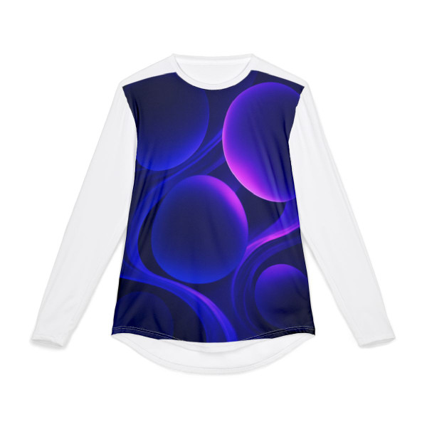 Celestial Orb Dance - Men's UV Protection Long Sleeve Shirt (AOP)