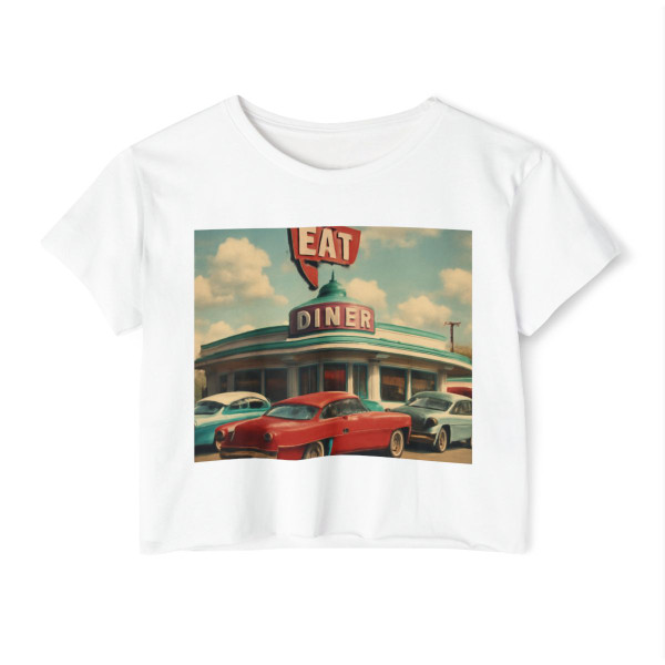 Classic Roadside Americana - Women's Festival Crop Top
