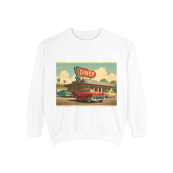 Classic Roadside Americana - Unisex Garment-Dyed Sweatshirt