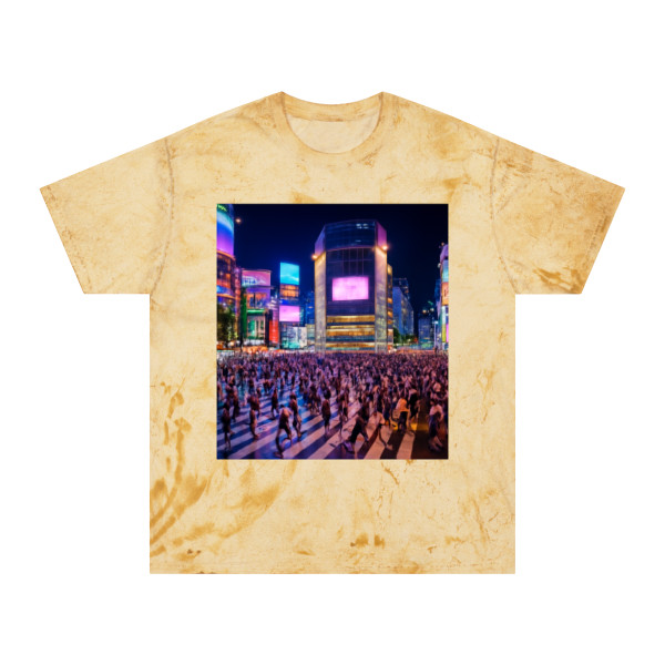 Vibrant Tokyo Crossroads - Unisex Color Blast T-Shirt