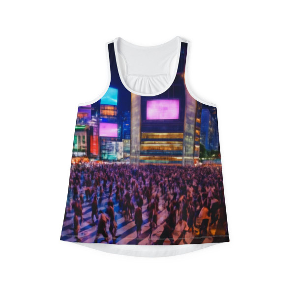Vibrant Tokyo Crossroads - Women's Tank Top (AOP)