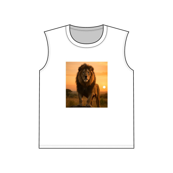Majestic Lion Spirit - Unisex Jersey Muscle Tank
