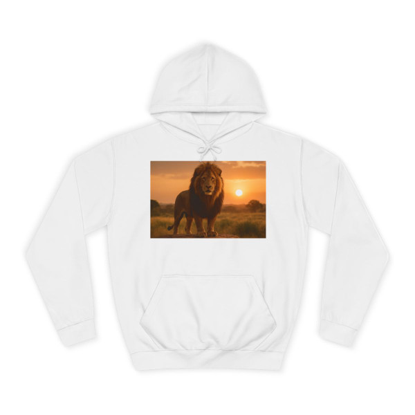 Majestic Lion Spirit - Unisex College Hoodie