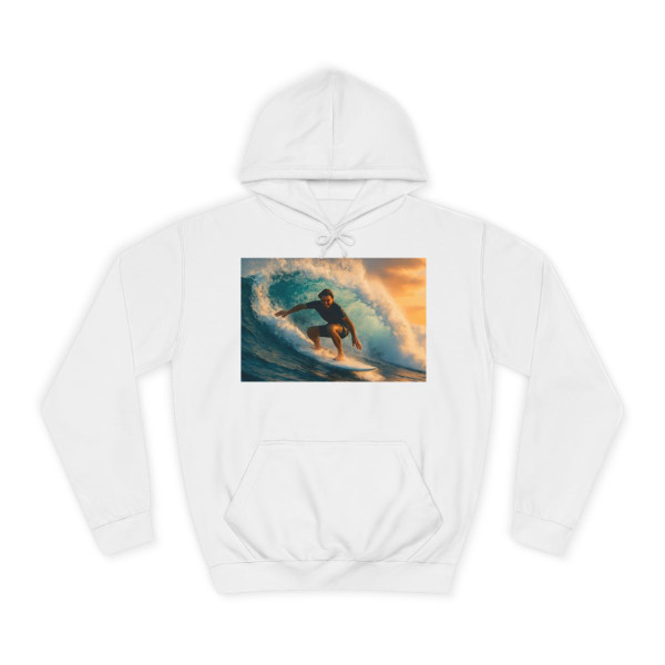 Dynamic Surf Rider - Unisex College Hoodie