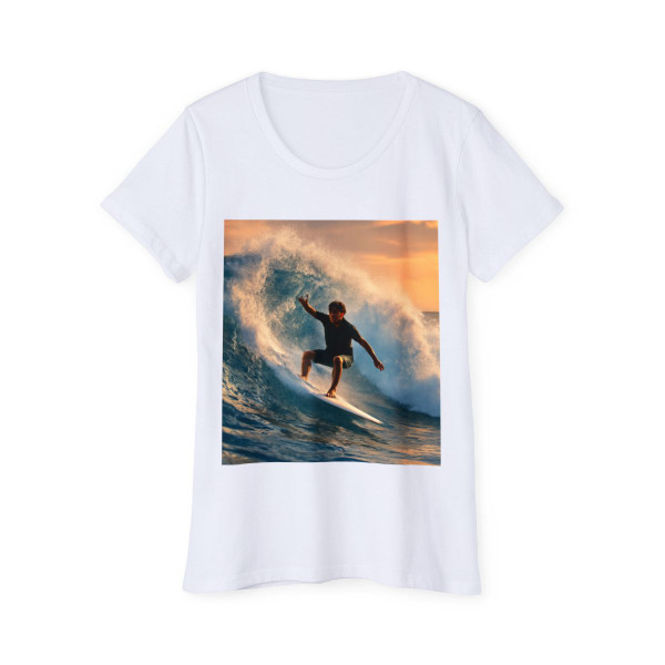Dynamic Surf Rider - Women's Organic Short Sleeve T-Shirt
