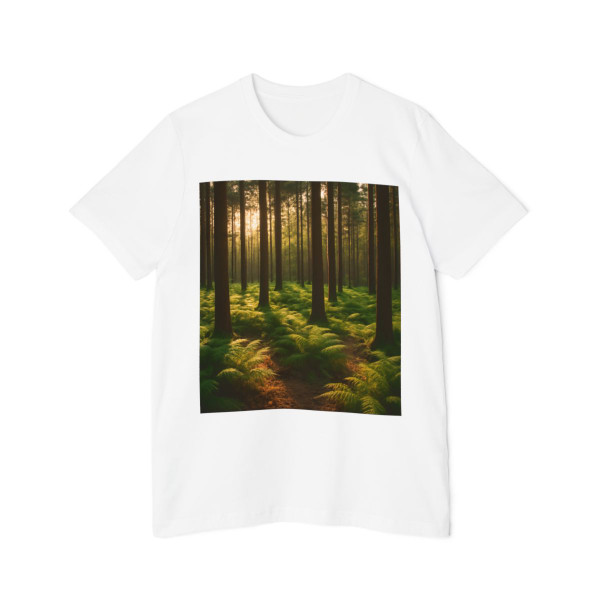 Whispering Forest Pines - USA-Made Unisex Short-Sleeve Jersey T-Shirt