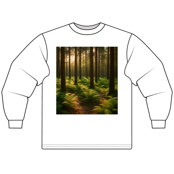 Whispering Forest Pines - Unisex Long Sleeve T-Shirt