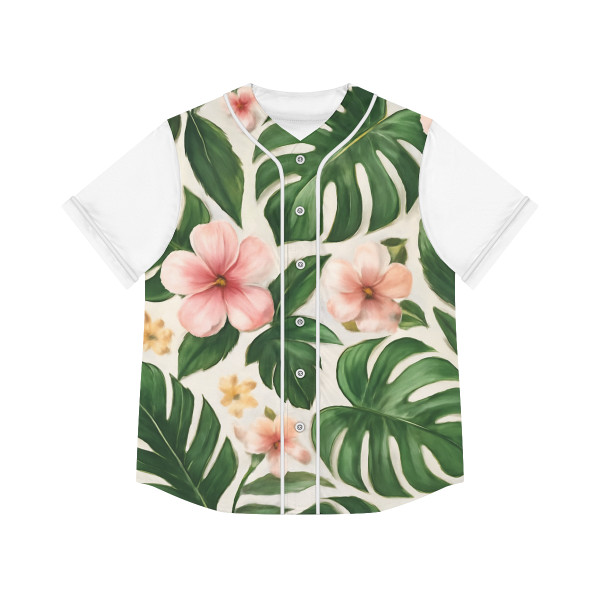 Botanical Bliss Retreat - Women's Baseball Jersey (AOP)