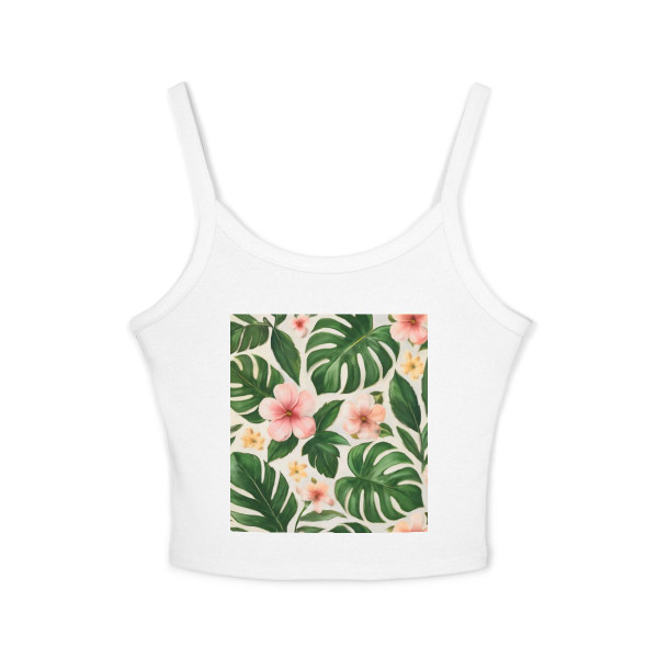 Botanical Bliss Retreat - Women's Spaghetti Strap Tank Top