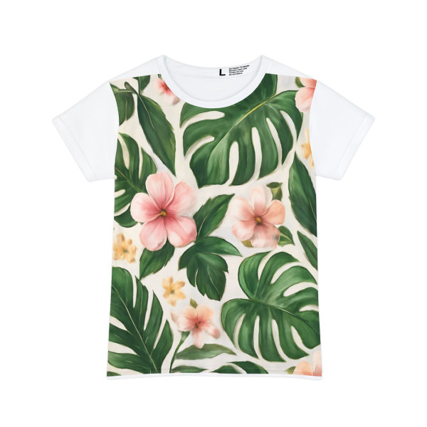 Botanical Bliss Retreat - Women's Short Sleeve Shirt (AOP)