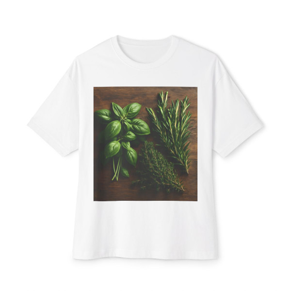 Savory Herb Medley - Unisex Oversized Boxy Tee