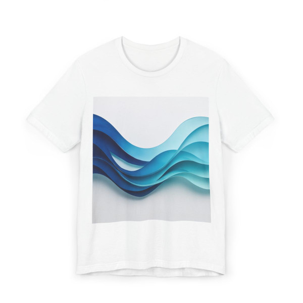 Fractal Wave Harmony - Unisex Jersey T-Shirt
