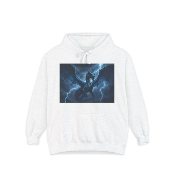 Ethereal Storm Dragon - Unisex Garment-Dyed Hoodie