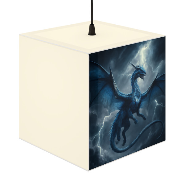 Ethereal Storm Dragon - Light Cube Lamp