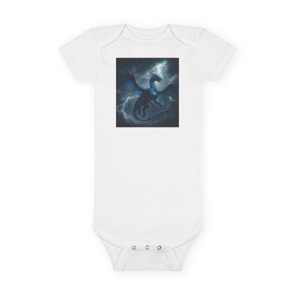 Ethereal Storm Dragon - Baby Short Sleeve Onesie®