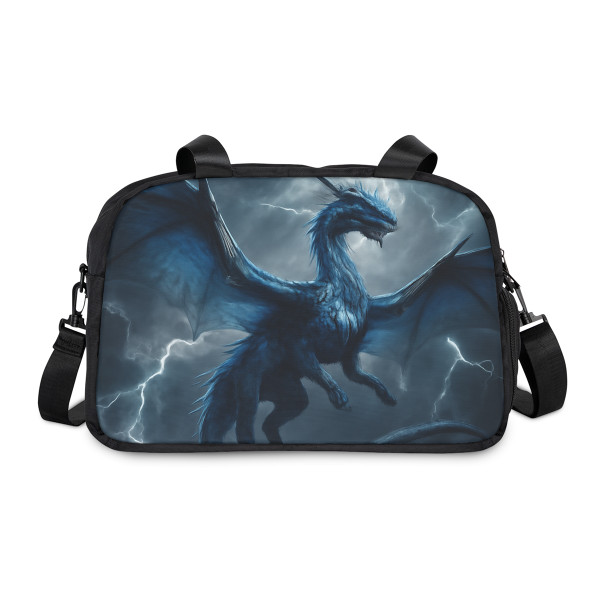 Ethereal Storm Dragon - Fitness Handbag