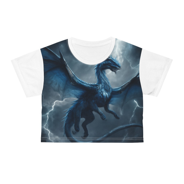 Ethereal Storm Dragon - Crop Tee (AOP)
