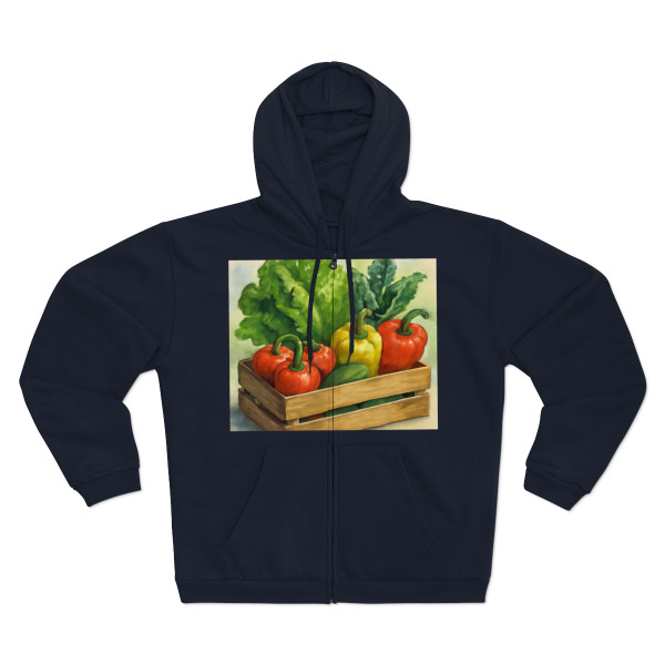 Savor the Harvest - Unisex Hooded Zip Sweatshirt