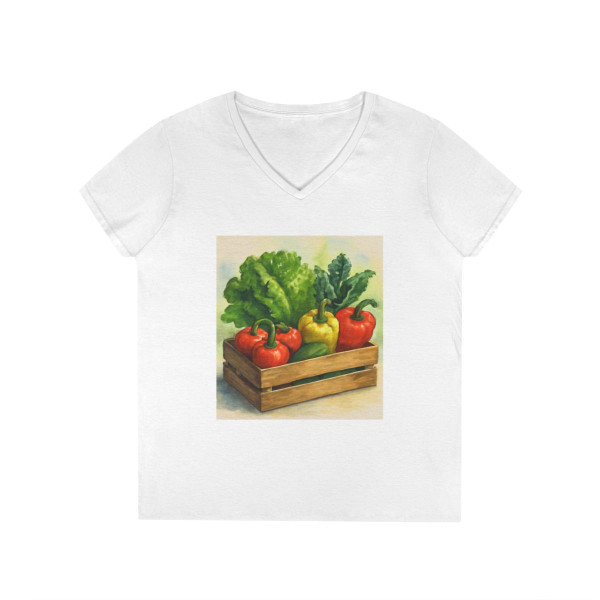 Savor the Harvest - Ladies' V-Neck T-Shirt