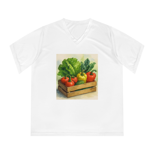 Savor the Harvest - Women's Performance V-Neck T-Shirt