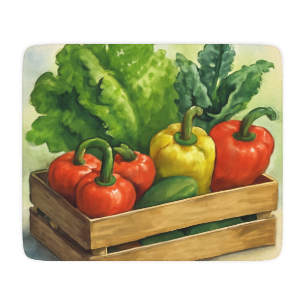 Savor the Harvest - Tan Sherpa Blanket